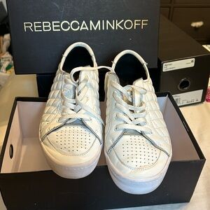 Rebecca Minkoff Sander Too quilted leather sneakers 10